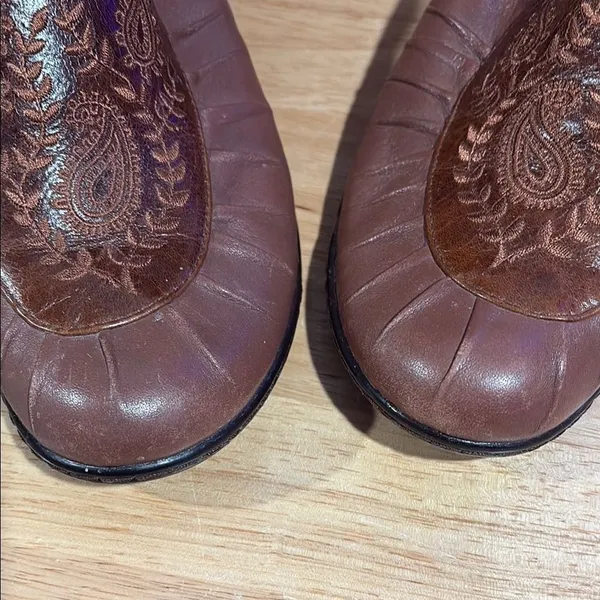 Sofft‎ Women's Brown Leather Slip - Image 9