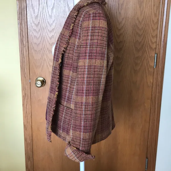 Coldwater Creek Plaid blazer - Image 4