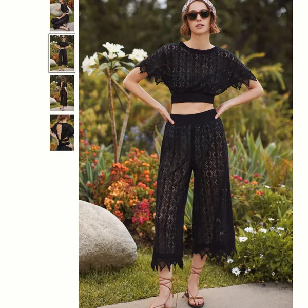 Anthropologie Fauxchet Two-Piece Set - Image 3