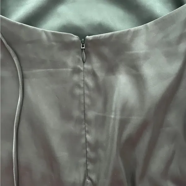THE EDIT beginning boutique green satin Manhattan slip dress S EVENING EVENT - Image 6