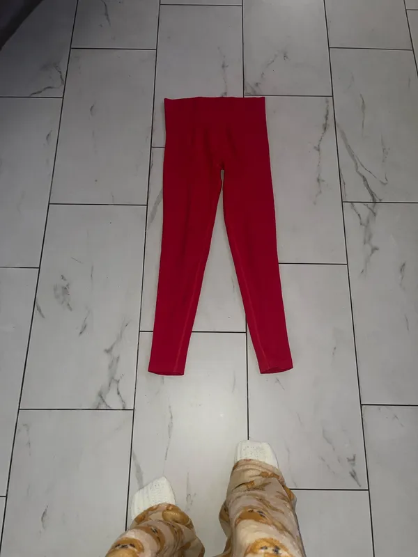 Red leggings Size XXS - Image 3