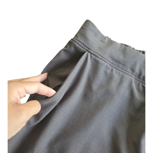 Athleta Brooklyn Plaid Ankle Pants Size: 12 - Image 5