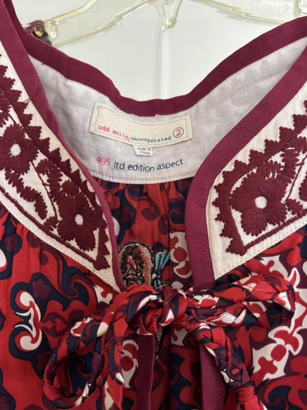 Vintage Odd Molly Boho Mini Dress - Image 6