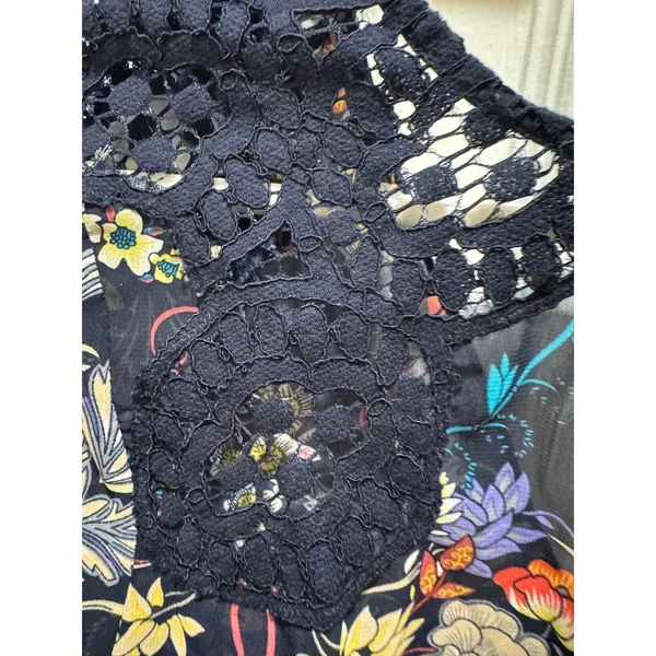 Free People Intimately Must Have Been Love Sheer Floral Long Sleeve Bodysuit - Image 10