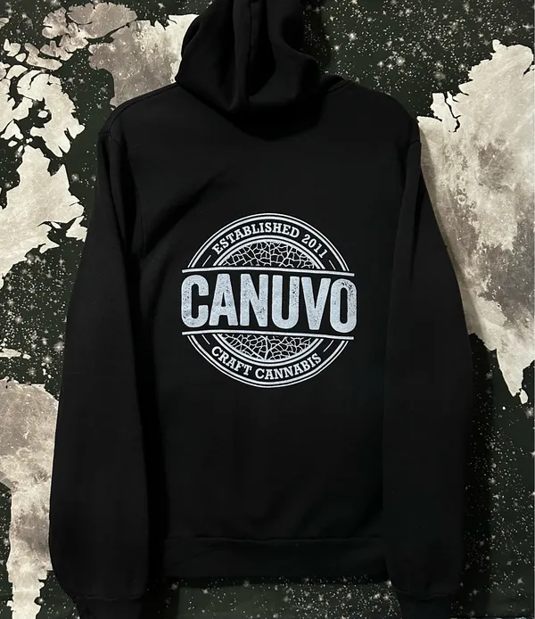 Canuvo Canvas Nature Leaf Plant Hoodie - Image 4