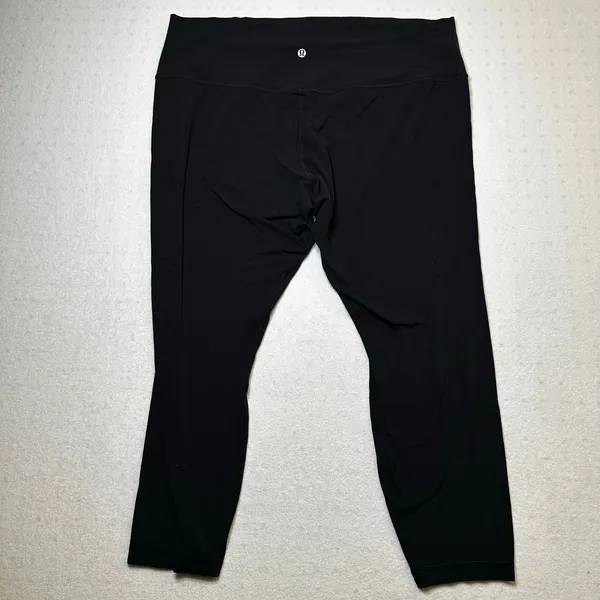 Lululemon Align High Rise Pant 25" Leggings Size 18 Black - Image 2
