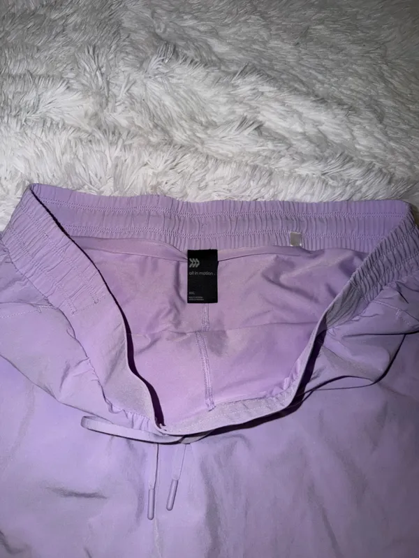 A New Day Women’s Lavender Drawstring Athletic Skirt size XXL - Image 4