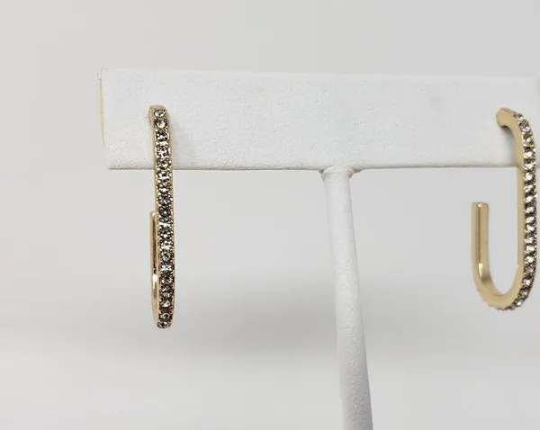 NWT Sugarfix by Baublebar Gold-Tone 3 Pack Oblong Hoop Post Earring Set Women's - Image 5