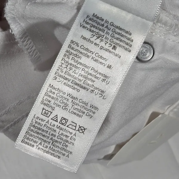 J.Crew 9" Toothpick Skinny Jeans White Size 29 B3584 SP22‎ Ankle Denim - Image 8