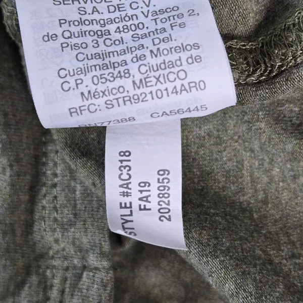 J. Crew Dreamy long-sleeve cotton pajama set XS Olive Green Pink Piping AC318 - Image 8