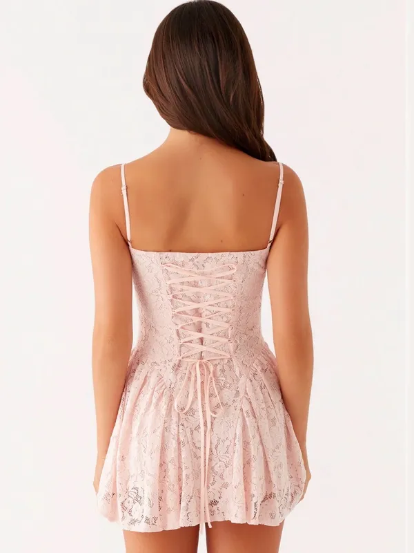 NWT Peppermayo Promenade Mini Dress in Pink, Size 6 - Image 9
