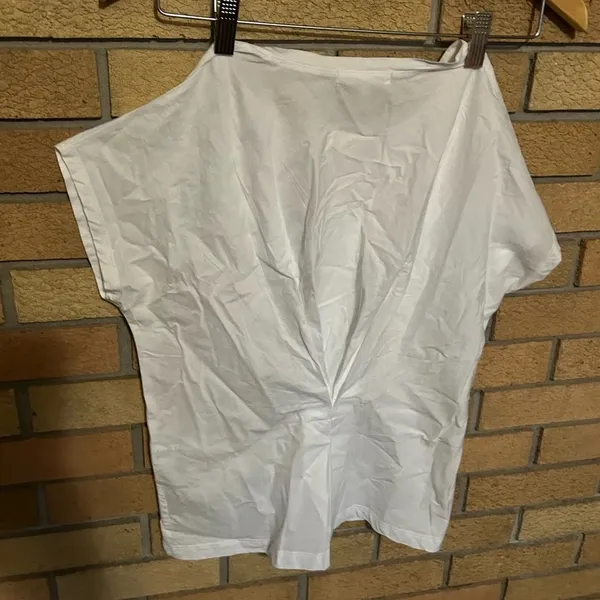 NWT Rag & Bone The Slub Pleat Short Sleeve Tee White Size XS - Image 3