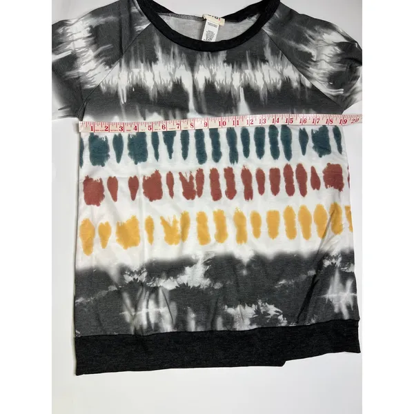 BIBI Tie Dye Lounge Set Women Small Jogger Pants Matching Top Boho Casual Set - Image 5