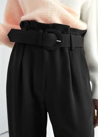 & other stories Belted Paperbag Waist Pants - Image 3