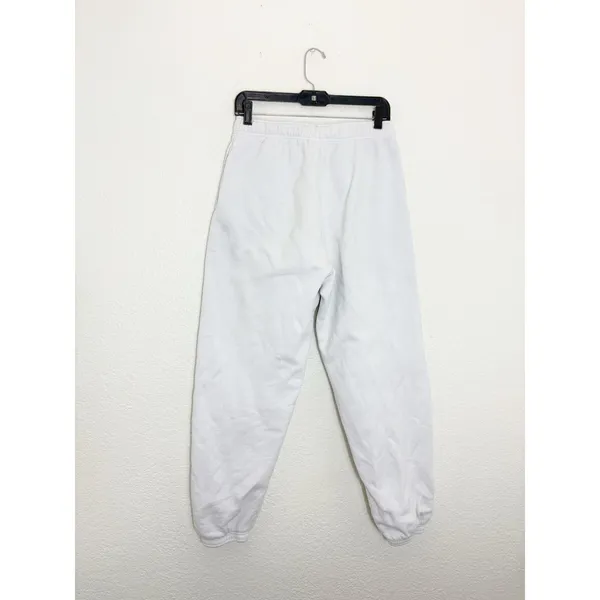 Aritzia TNA Cozy Fleece Mega Sweatpants Size Small White Jogger - Image 13
