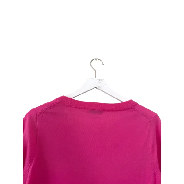 J.Crew Pink 100% Merino Wool Lightweight Crewneck Sweater Size M - Image 10