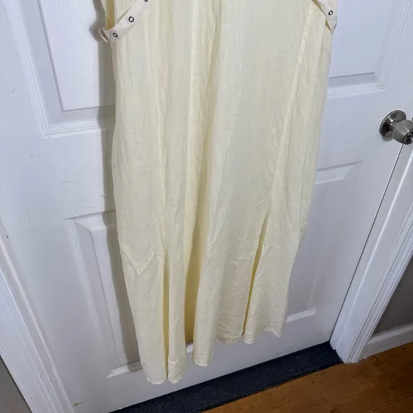 Vintage FLAX Jeanne Engelhart Linen Maxi Dress Small Lagenlook‎ - Image 5