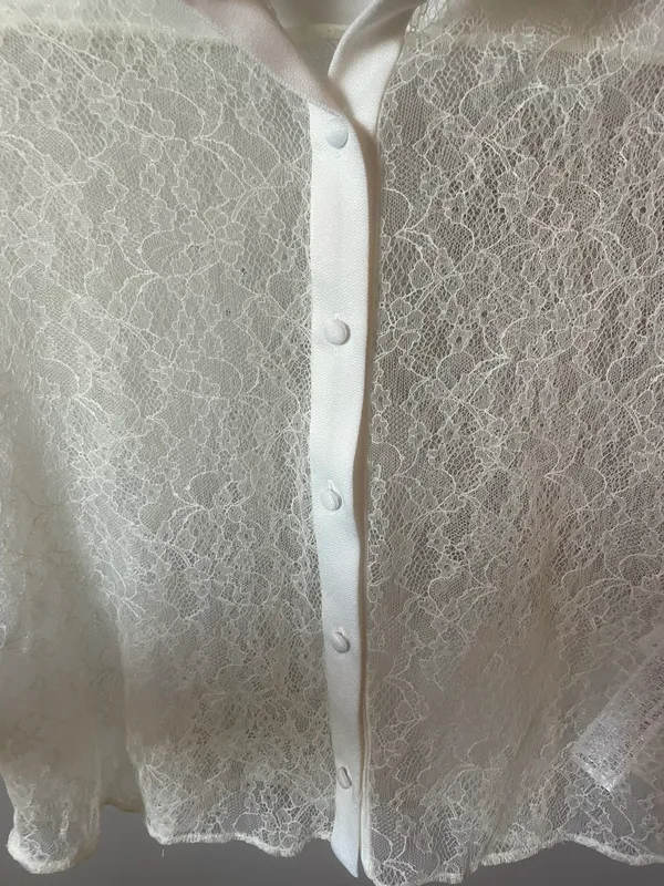 Zara Lace Button up Top NWOT - Image 5