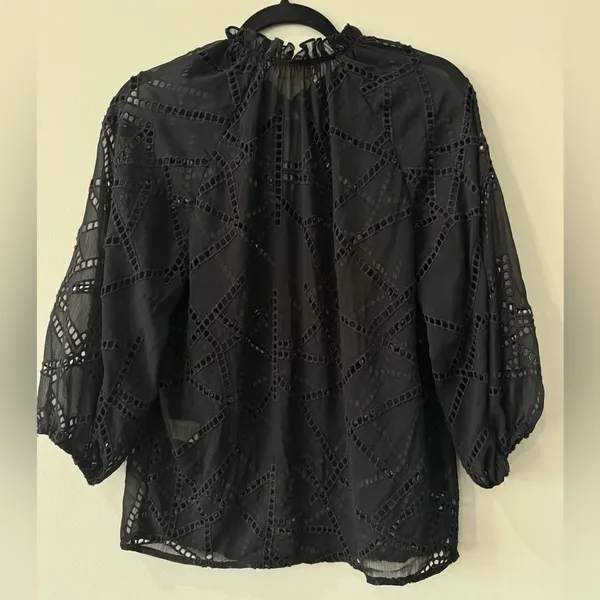 Anthropologie Caballero Lace Blouse Size S NWOT - Image 7