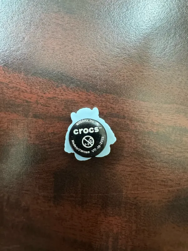 NWOT Crocs Blue Yeti Jibbitz Charm - Image 2