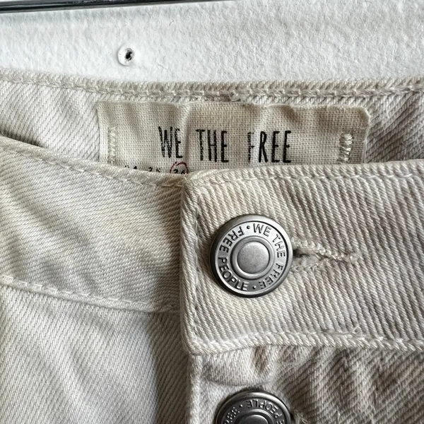 We The Free Denim‎ Mini Skirt Free People Women's Size 26 Distressed - Image 5