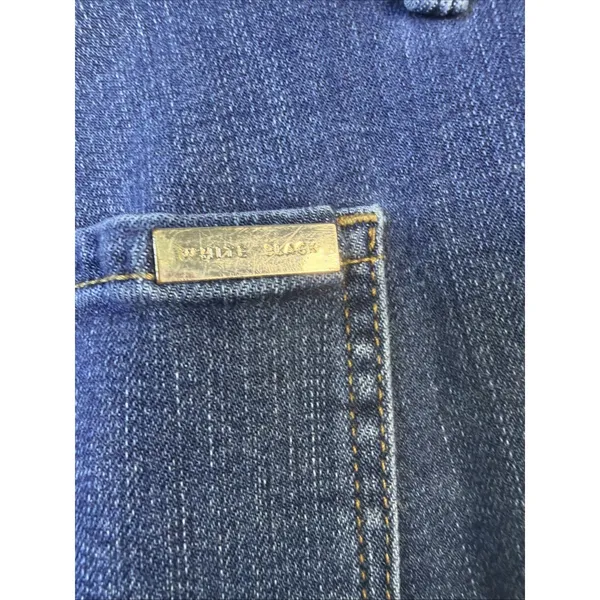 White House Black Market Novelty Pocket Boot Crop Jeans 12 bohemian y2k retro - Image 6