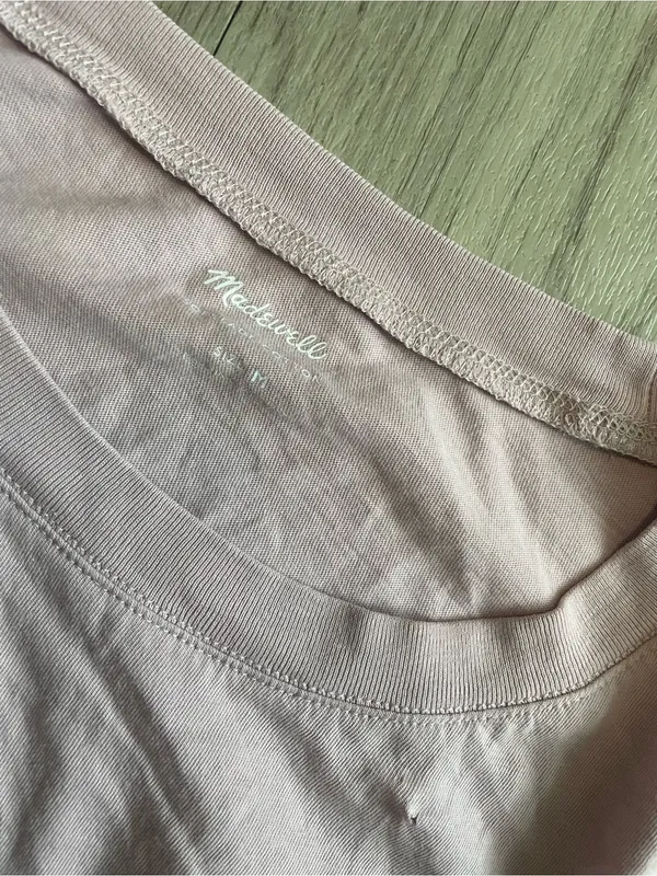 Madewell Pale Pink Short-Sleeve Crewneck Tee - Image 2