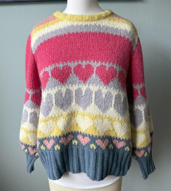 LoveShackFancy Shirelle Wool Sweater Size Medium - Image 2