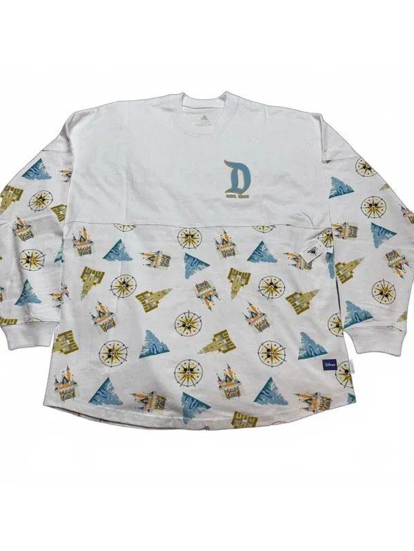 Disney Disneyland Resort Icons Spirit Jersey Castle DCA CA Adventure Large NWT - Image 2