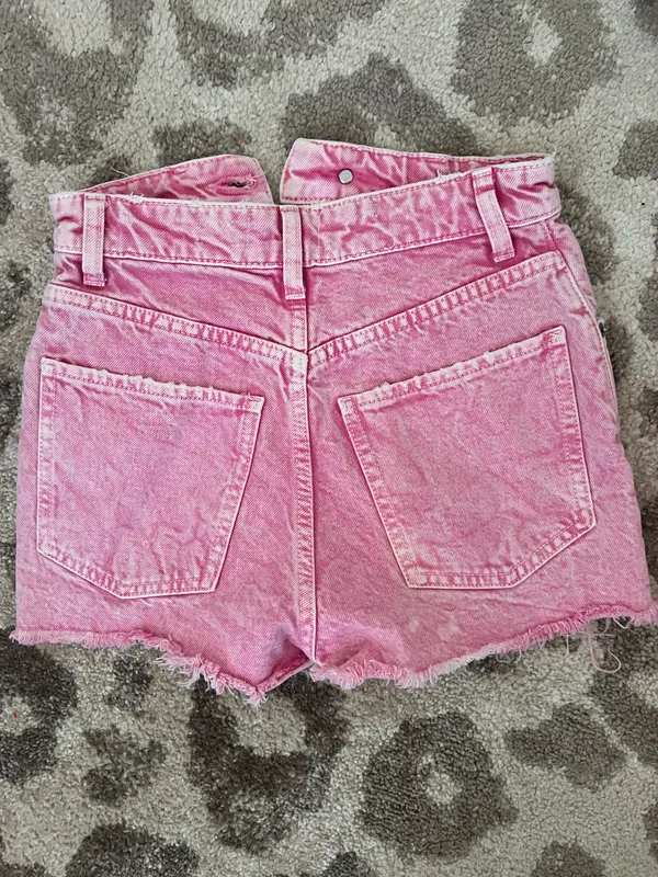 ZARA Pink  Jean Shorts - Image 2