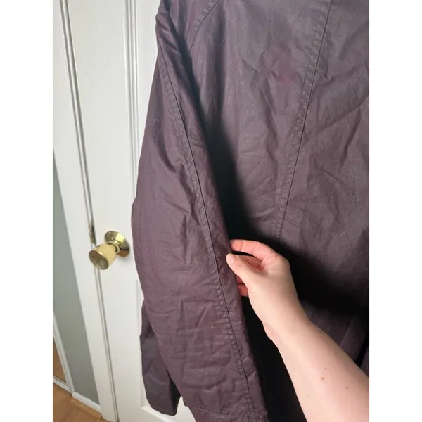 Barbour Violet Lightweight Waxed Cotton Jacket in 16 - Image 6