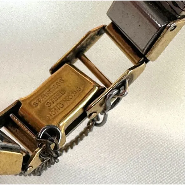 Pulsar gold tone stainless steel vintage watch - Image 6