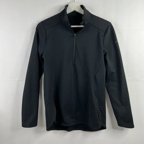 Nike Dri-Fit Size S Sweatshirt Pullover 1/2 Zip Long Sleeve‎ Golf Black 930149 - Image 11