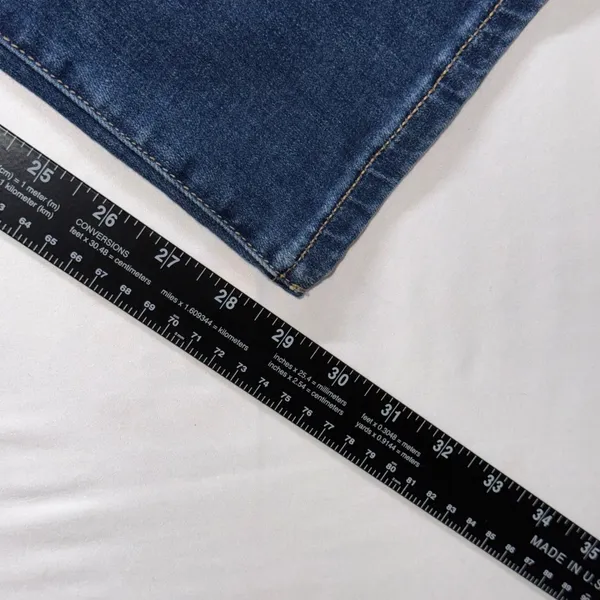 Lane‎ Bryant Jeans Womens 18 Blue High Rise Wide Leg Signature Fit Denim - Image 6