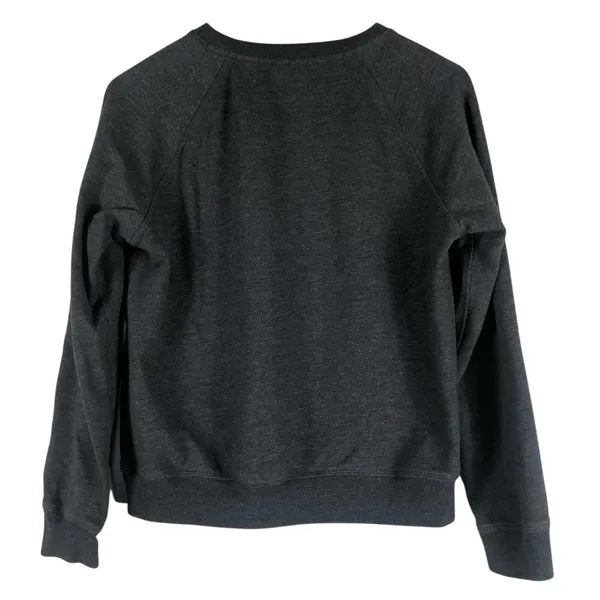 Levis Batwing Logo Graphic Sweatshirt Charcoal Heather Raglan Pullover Size M - Image 4