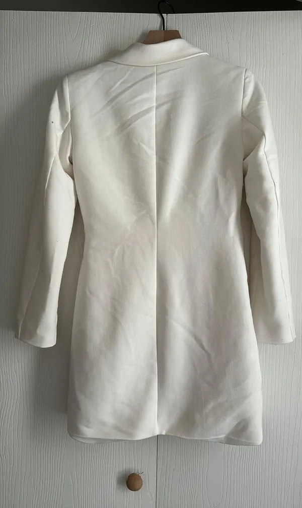 Abercrombie White Collar Business Dress - Image 2