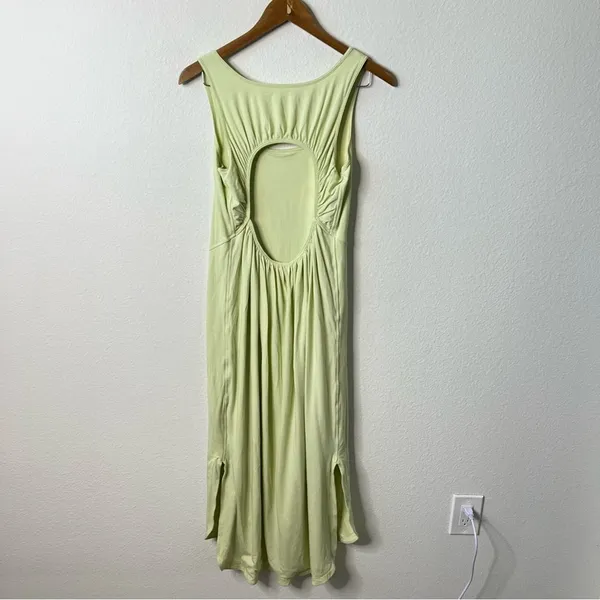 Lululemon Open Back Pima Cotton Midi Tank Dress Sleeveless Womens Size 6 - Image 4