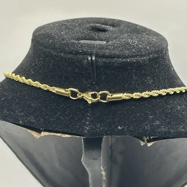 Mens Rope Chain 3mm 20 Inch Real Gold Bold Miami Plated Street Solid New - Image 4
