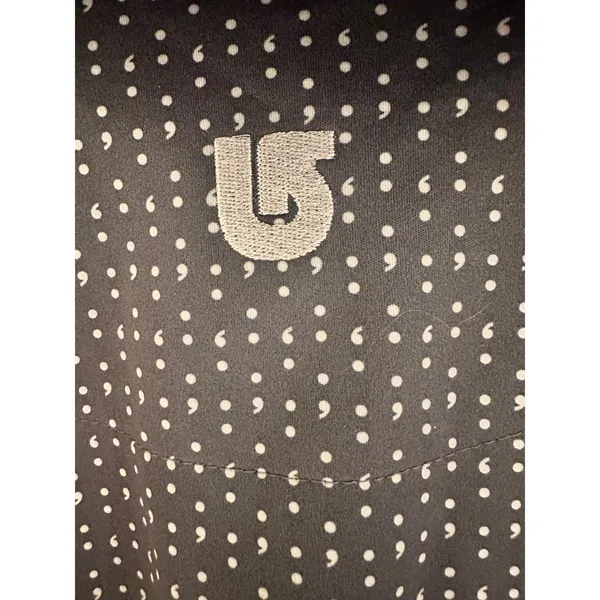 Burton‎ Dry Ride Green Polka Dot Full Zip Hooded Sweatshirt Size Medium - Image 6