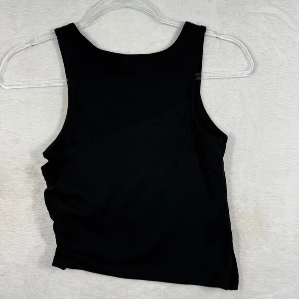 Open‎ Edit Womens Black Ruched Asymmetrical Tank Top Size M ED480195MI - Image 7