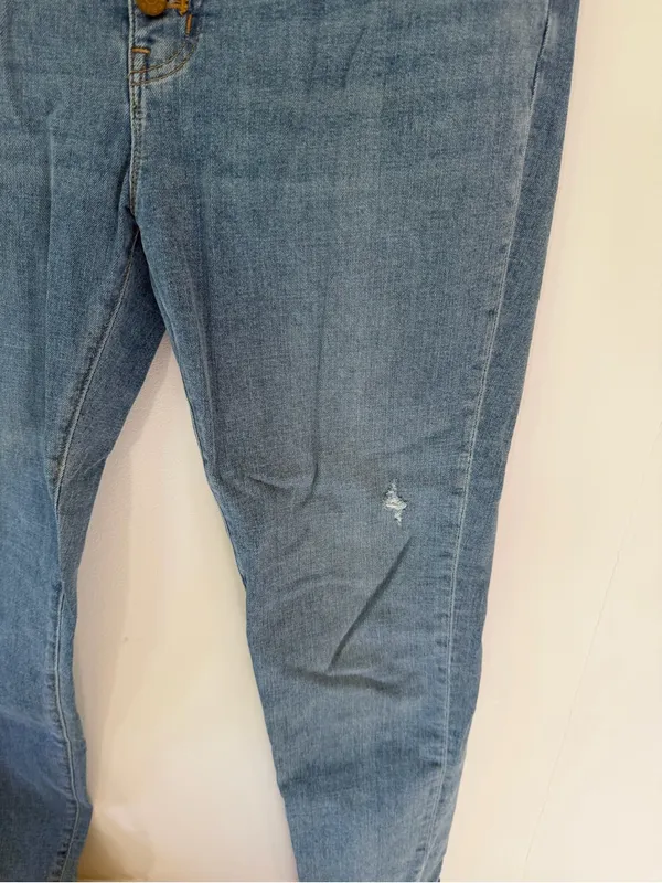 J. Crew Light Wash high raise Skinny Button-Fly Jeans 31 - Image 2