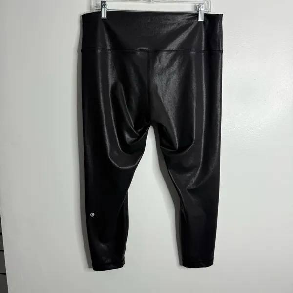 Lululemon Wunder Train High-Rise Tight 25" Foil Radiate Foil Print Black Size 16 - Image 3