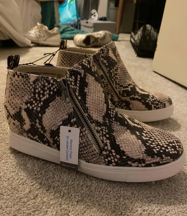 snake print booties Size 9 - Image 2