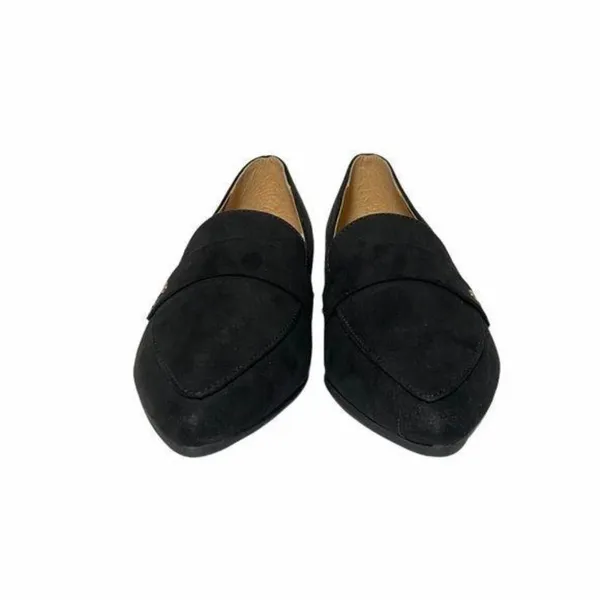 New Without Tags Diba Black Pointy Toe Slip On Faux Suede Loafers Sz 5.5 M - Image 4