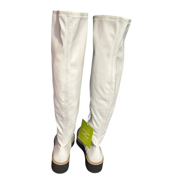 New Gianni Bini Sz‎ 7 Marfisia Platform Over-Knee-Boot White Lightweight #S131-5 - Image 3