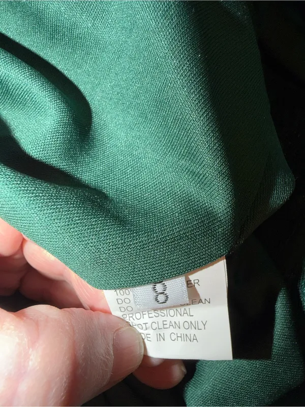 Gorgeous Green Sparkling Mermaid Prom/Pageant Gown - Image 10