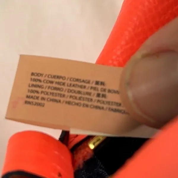 Juicy Couture Neon Orange Crossbody Bag Y2K Barbiecore Citrus Pop‎ Purse Bright - Image 6