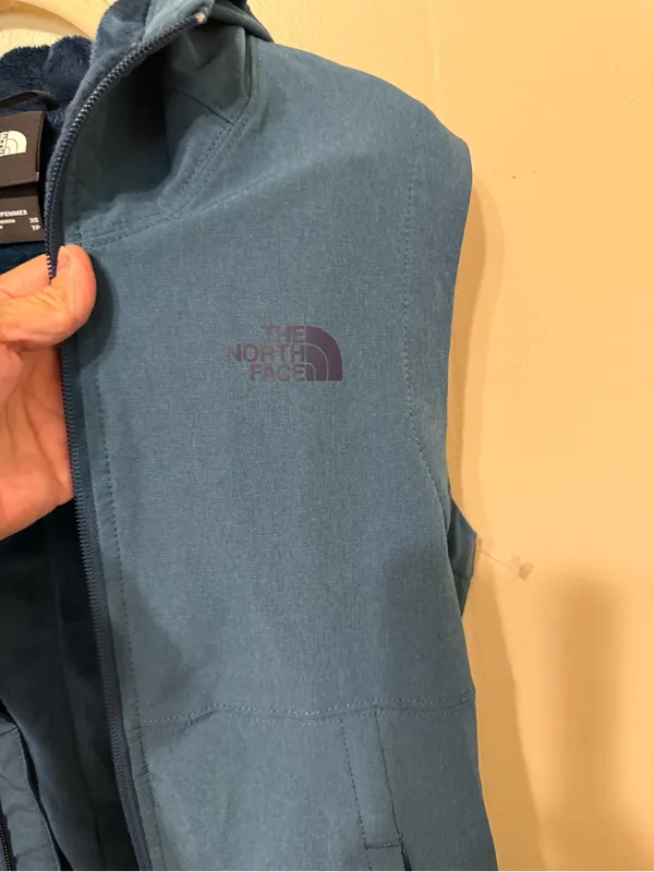 The North Face Teal Blue Hooded Women’s Vest XS - Image 2