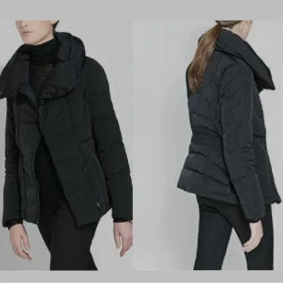Zara Women’s Down Quilted Anorak Puffer Jacket, XS - Image 2