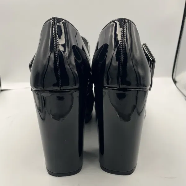 Madden Girl Ursulla black patent leather mary jane platform shoes Size 7.5M - Image 9